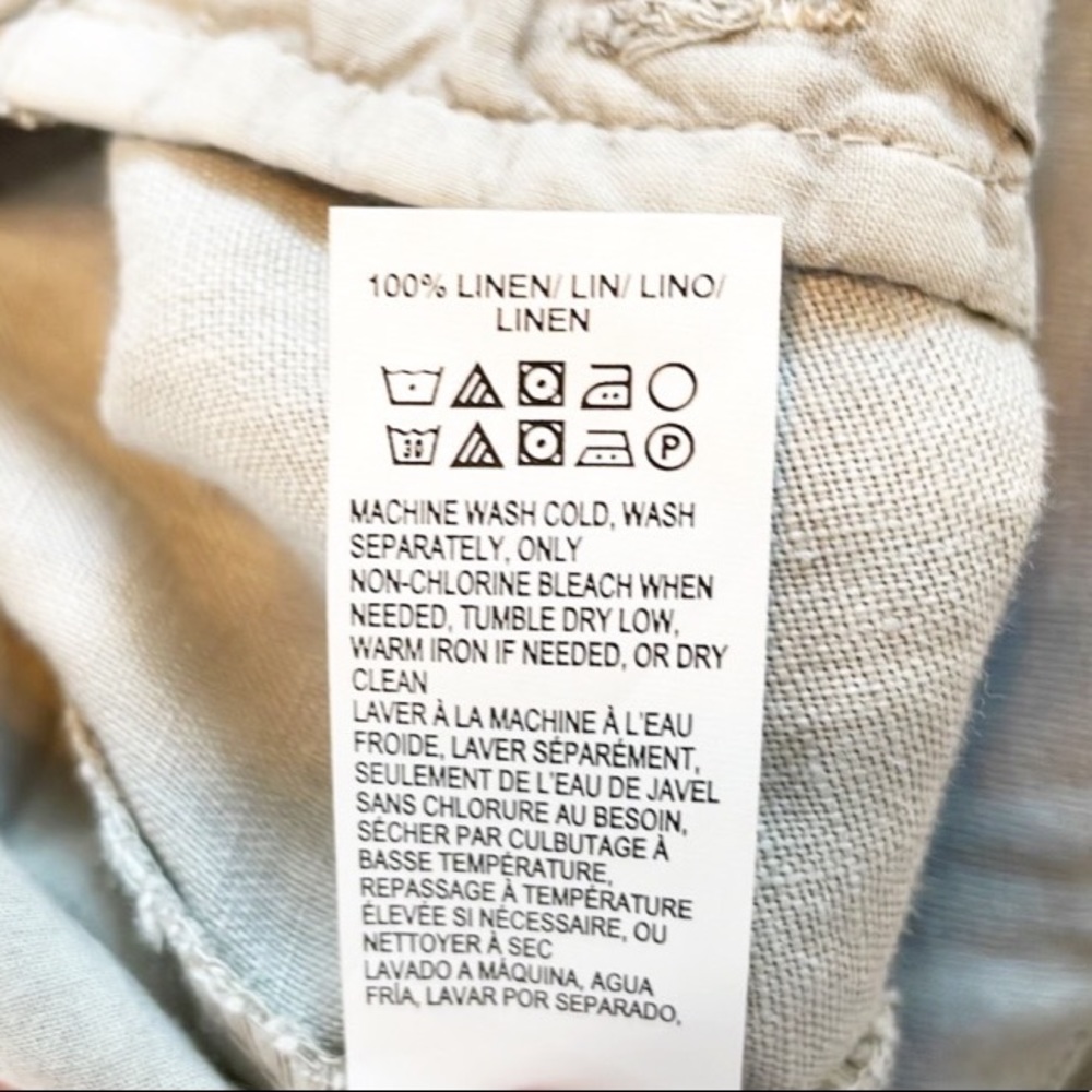 Lucky Brand 🍀 Linen Drawstring Pants (M) - Picture 8 of 8